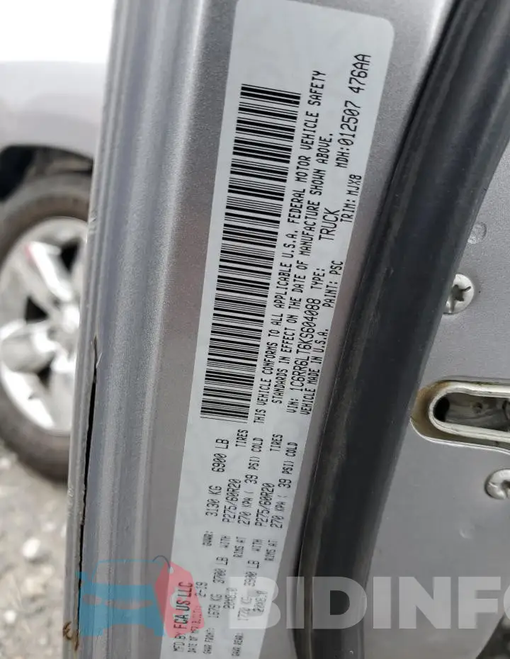 1C6RR6LT6KS604088 Photo# 12