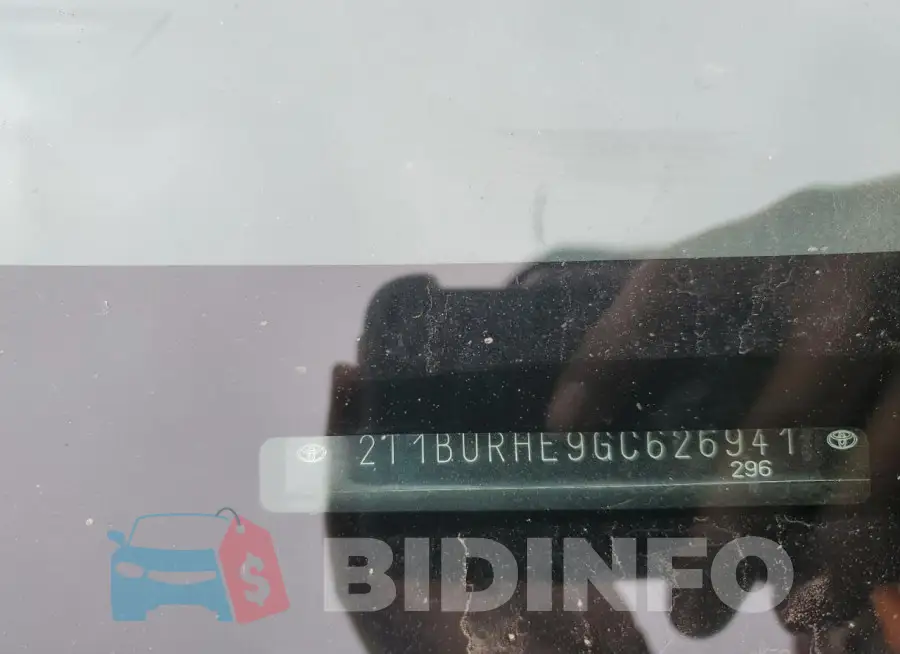 2T1BURHE9GC626941 Photo# 12