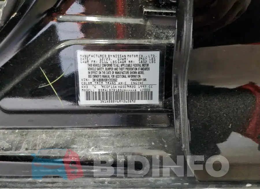 3N1AB8BV6RY262892 Photo# 12