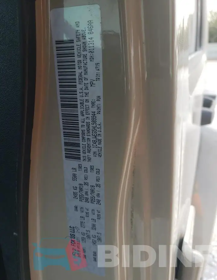 1C4BJWEG5HL589944 Photo# 13