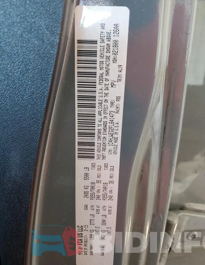 1C4HJWEG2FL641473 Photo# 14