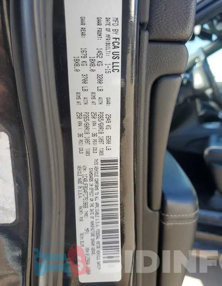 1C4RJFBG4FC751868 Photo# 13