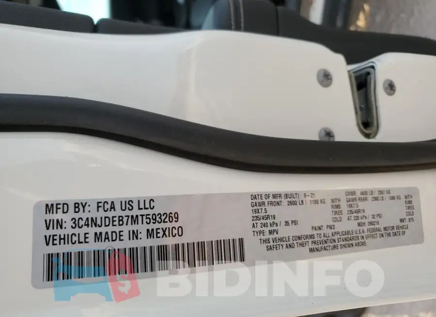 3C4NJDEB7MT593269 Photo# 13