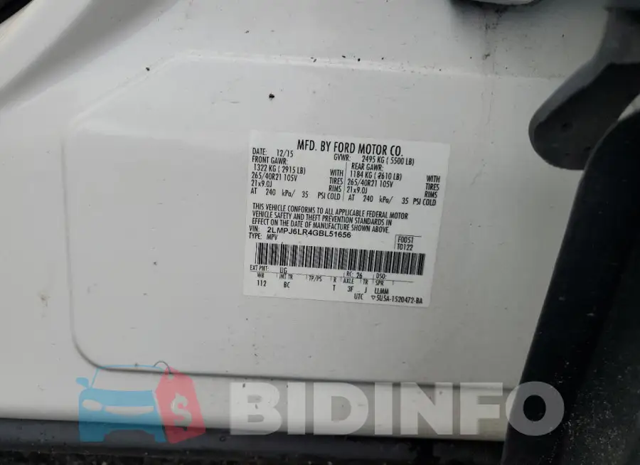 2LMPJ6LR4GBL51656 Photo# 14