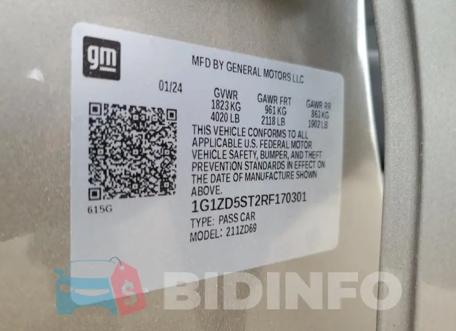 1G1ZD5ST2RF170301 Photo# 12
