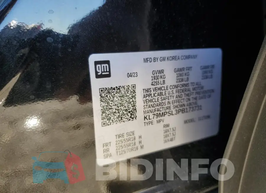 KL79MPSL3PB173731 Photo# 13