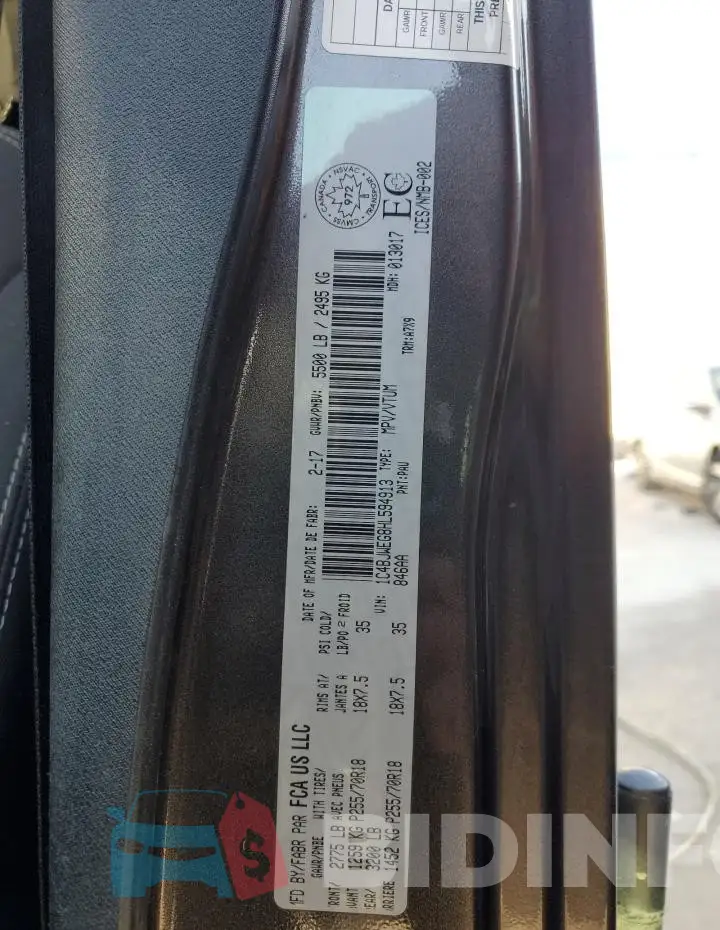 1C4BJWEG8HL594913 Photo# 12