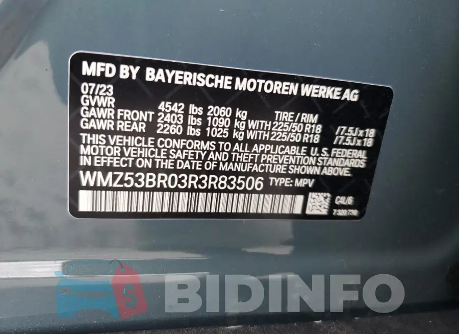WMZ53BR03R3R83506 Photo# 12