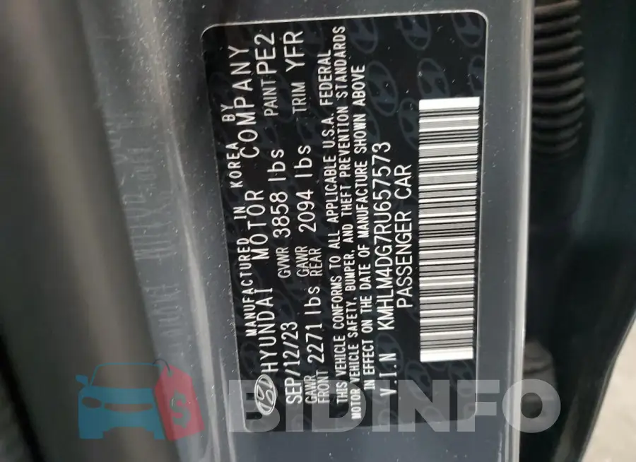 KMHLM4DG7RU657573 Photo# 12