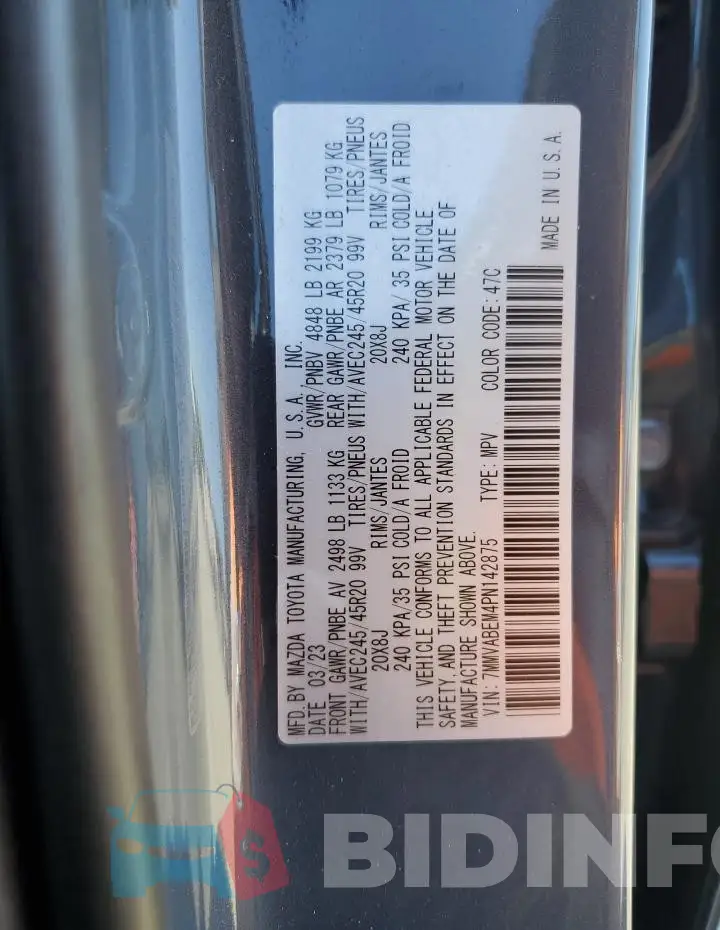 7MMVABEM4PN142875 Photo# 12