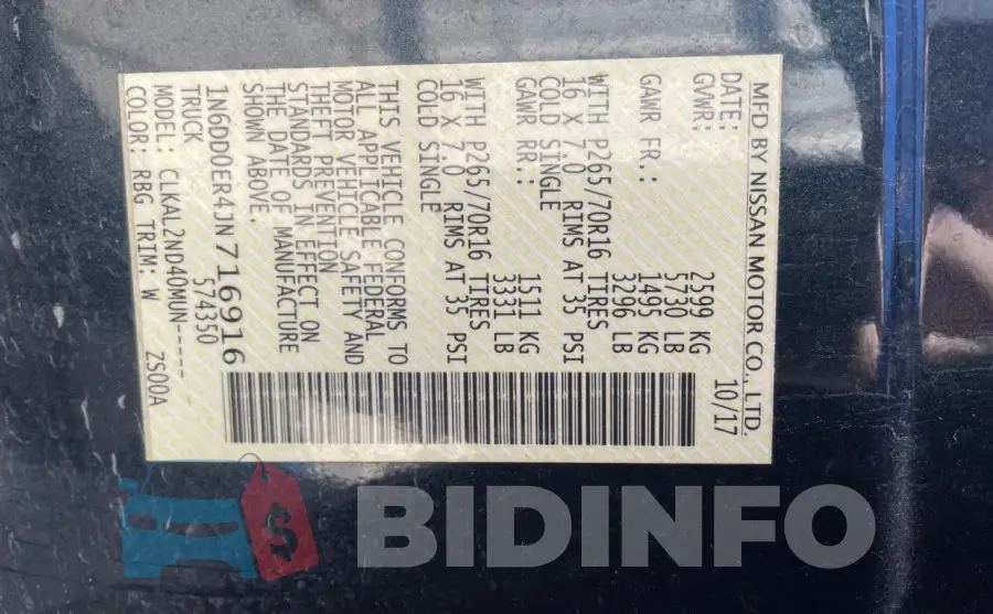 1N6DD0ER4JN716916 Photo# 10