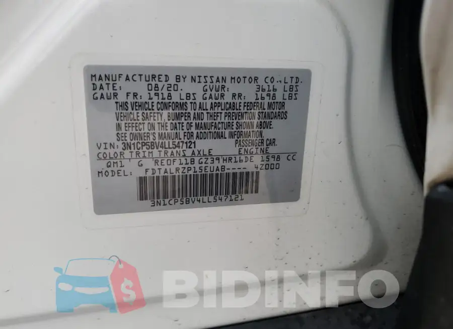 3N1CP5BV4LL547121 Photo# 13