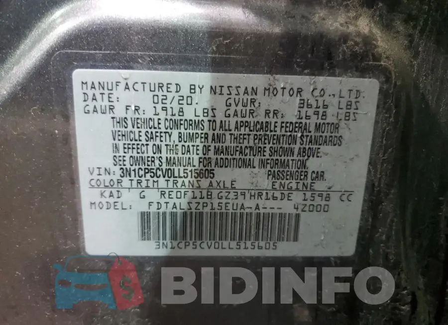 3N1CP5CV0LL515605 Photo# 14