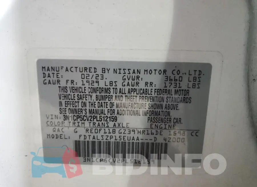 3N1CP5CV2PL512159 Photo# 13