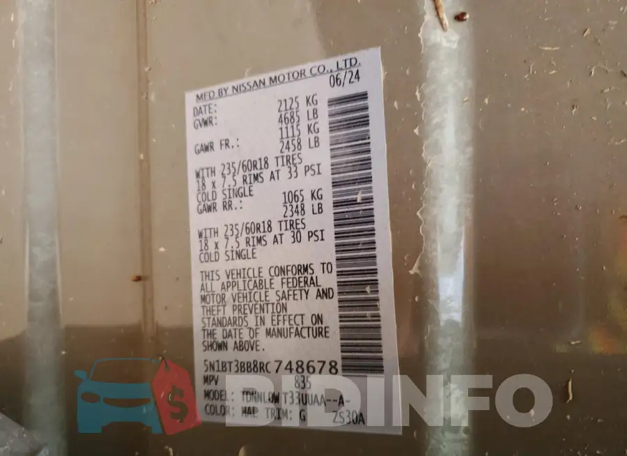 5N1BT3BB8RC748678 Photo# 13