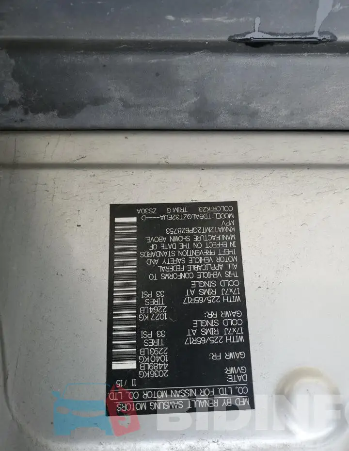KNMAT2MT2GP628753 Photo# 12