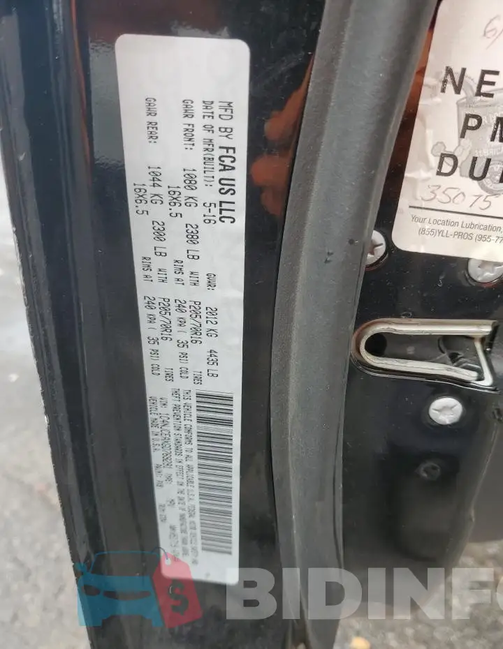 1C4NJCEAXGD769291 Photo# 14