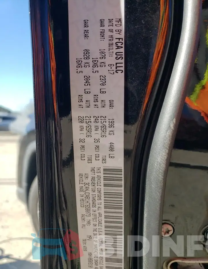 3C4NJCAB1HT658073 Photo# 14