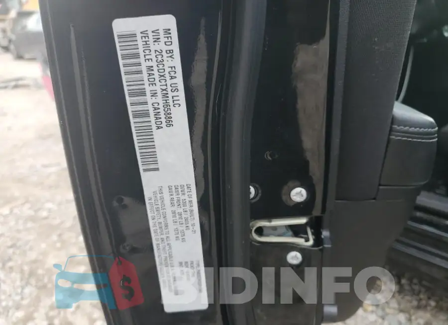 2C3CDXCTXMH658866 Photo# 12