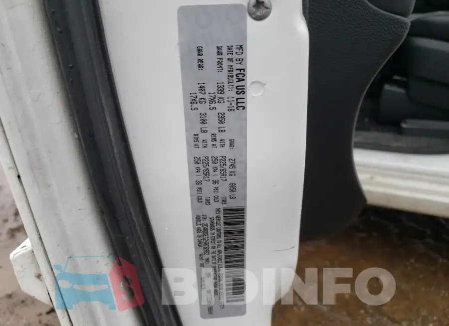 2C4RDGEG2HR632882 Photo# 13