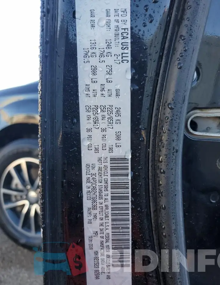 3C4PDCAB2HT606368 Photo# 13