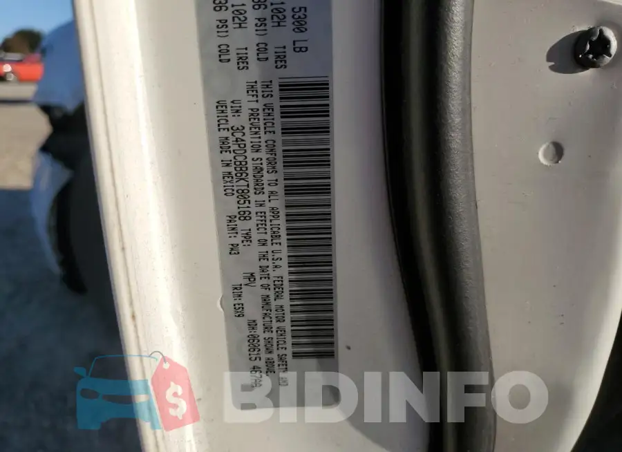 3C4PDCBB6KT805168 Photo# 13