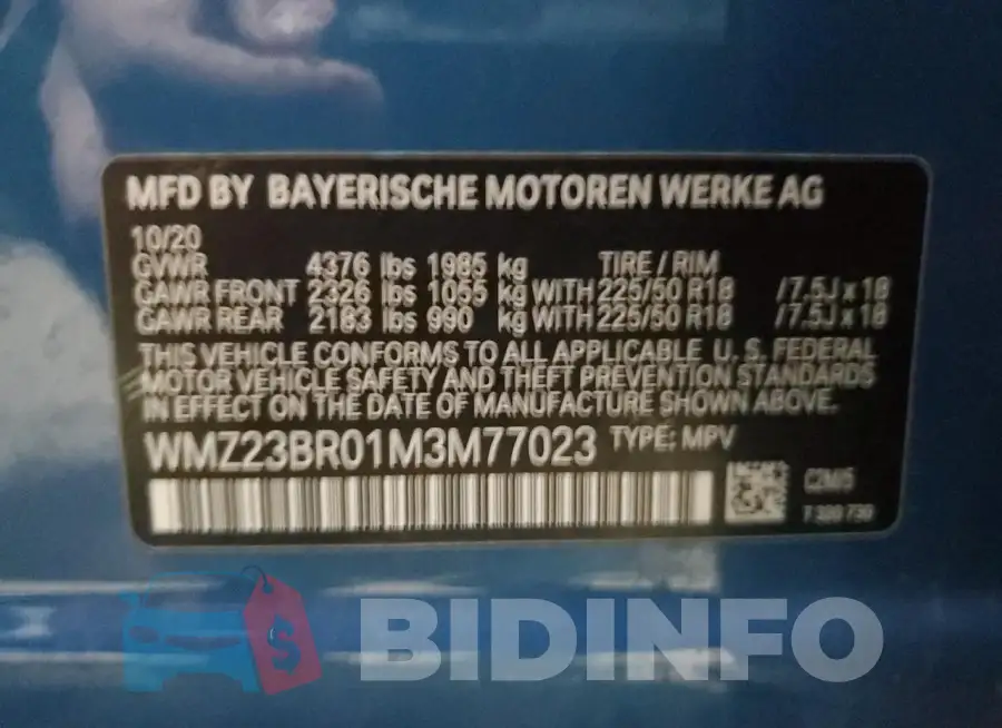 WMZ23BR01M3M77023 Photo# 12