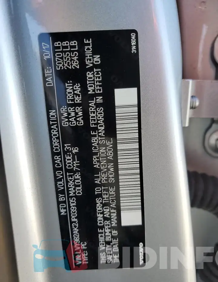LVY982AK2JP039105 Photo# 12