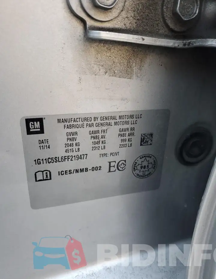 1G11C5SL6FF219477 Photo# 12