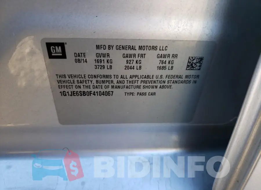 1G1JE6SB0F4104067 Photo# 12