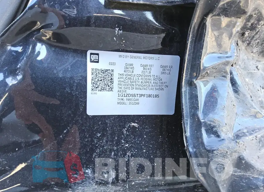 1G1ZD5ST3PF180185 Photo# 12