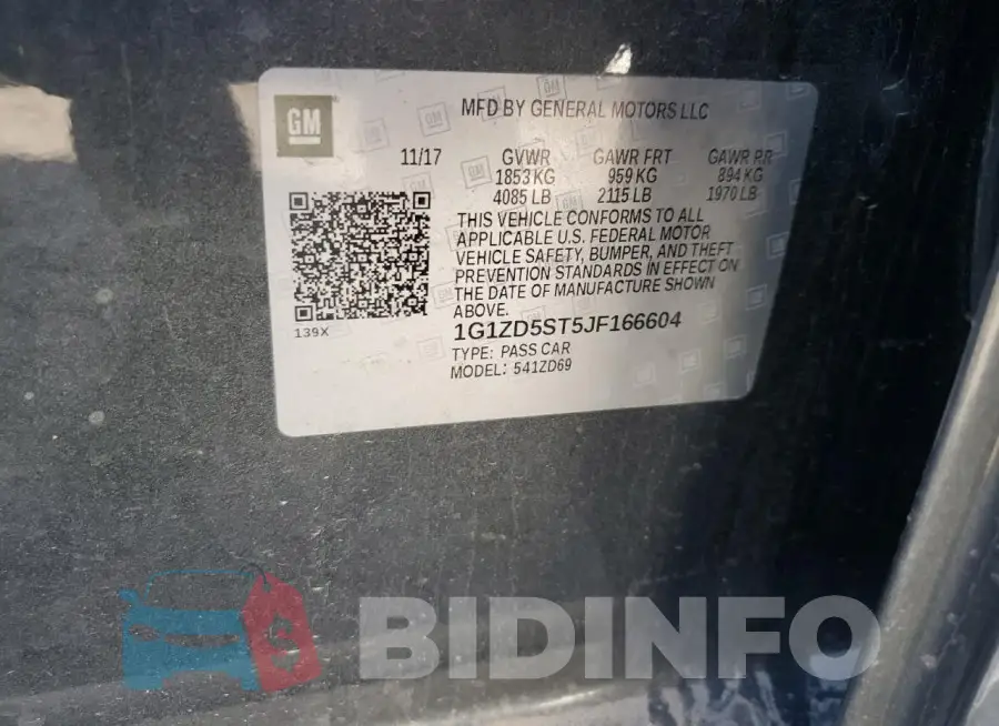 1G1ZD5ST5JF166604 Photo# 12