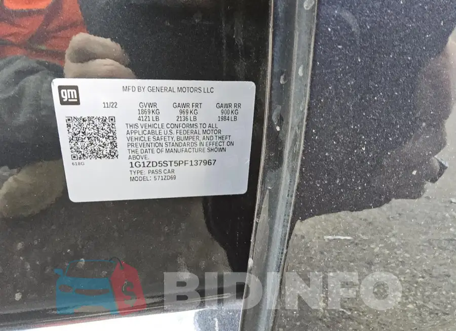 1G1ZD5ST5PF137967 Photo# 13