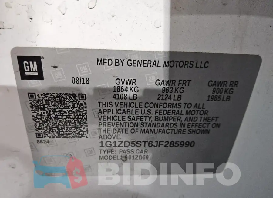 1G1ZD5ST6JF285990 Photo# 12