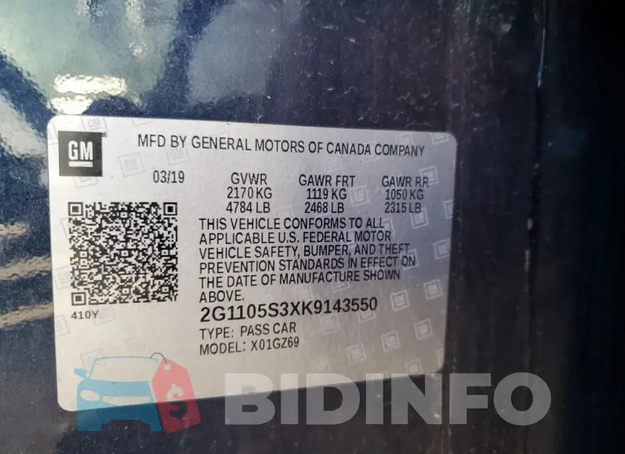 2G1105S3XK9143550 Photo# 12