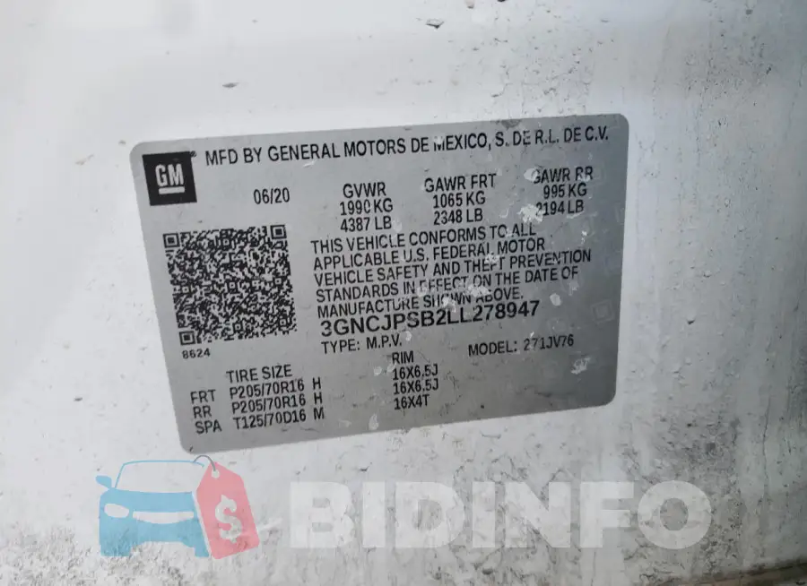 3GNCJPSB2LL278947 Photo# 14