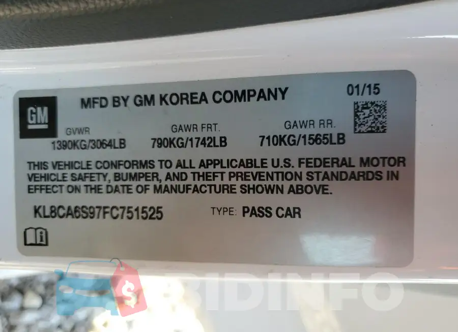 KL8CA6S97FC751525 Photo# 12