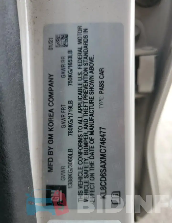 KL8CD6SAXMC746477 Photo# 12