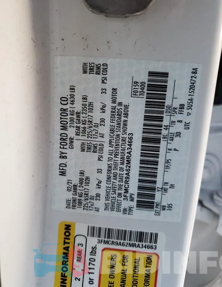 3FMCR9A62MRA34663 Photo# 12