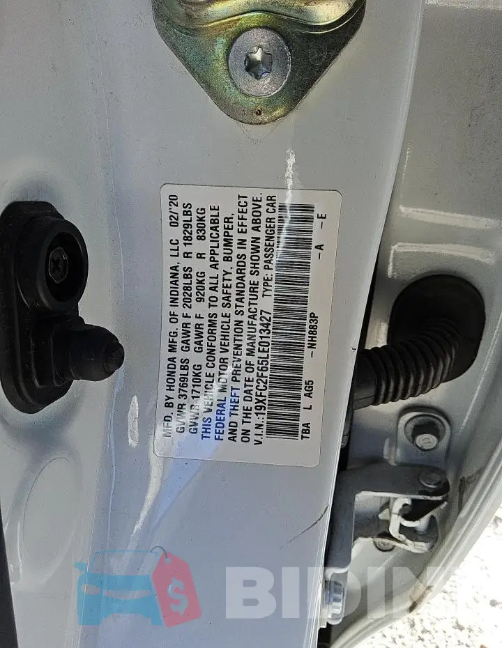 19XFC2F65LE013427 Photo# 12