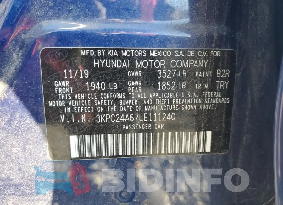 3KPC24A67LE111240 Photo# 13