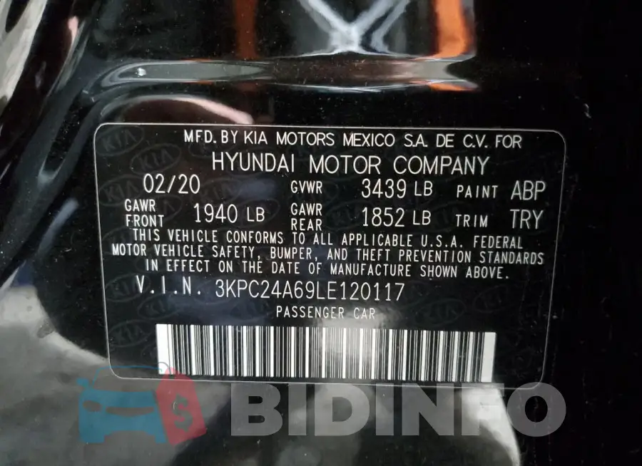3KPC24A69LE120117 Photo# 12