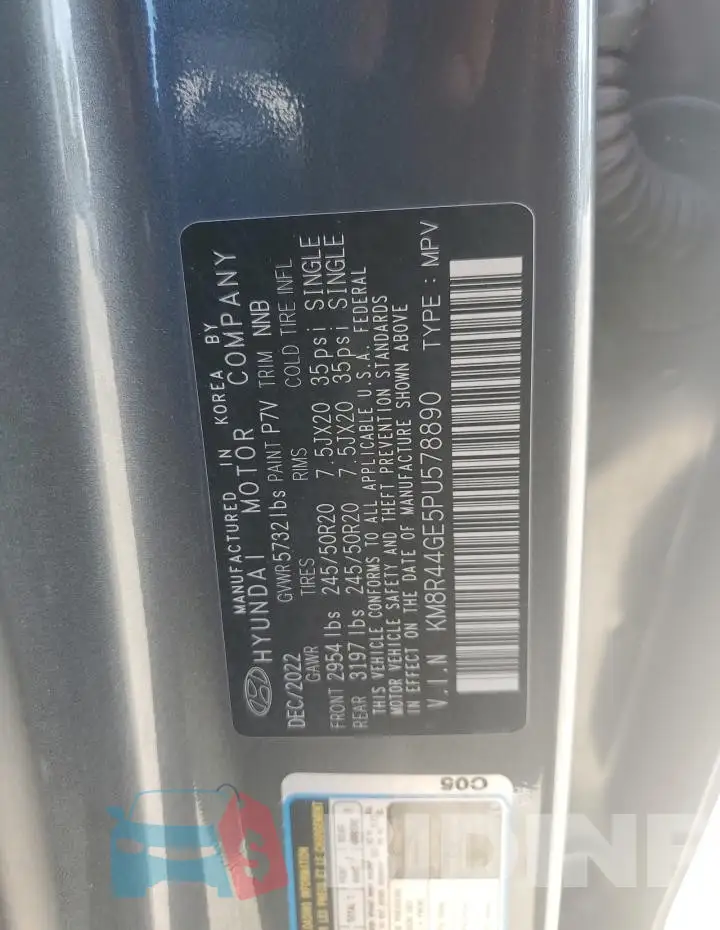 KM8R44GE5PU578890 Photo# 13