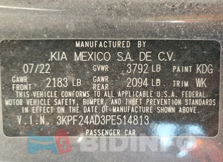 3KPF24AD3PE514813 Photo# 13