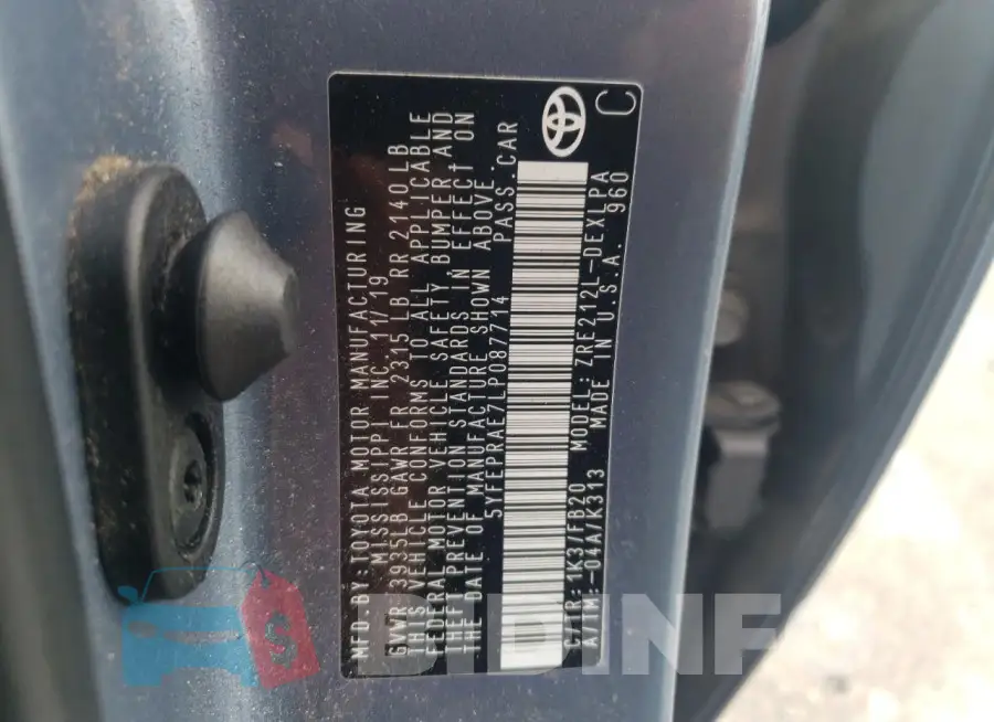 5YFEPRAE7LP087714 Photo# 12