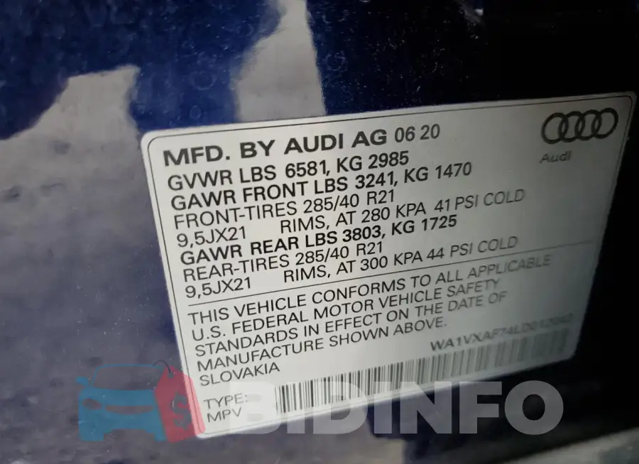 WA1VXAF74LD012042 Photo# 13
