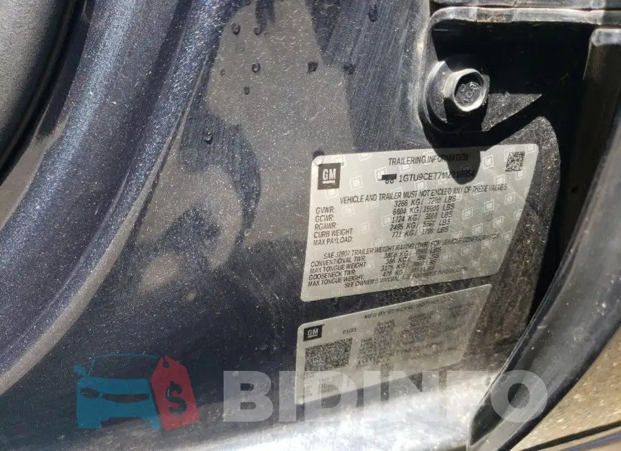 1GTU9CET7MZ218854 Photo# 13