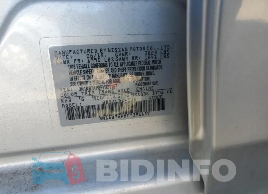 3N1AB7AP8FY321157 Photo# 12