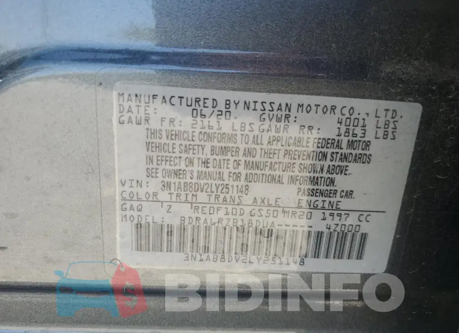 3N1AB8DV2LY251148 Photo# 13