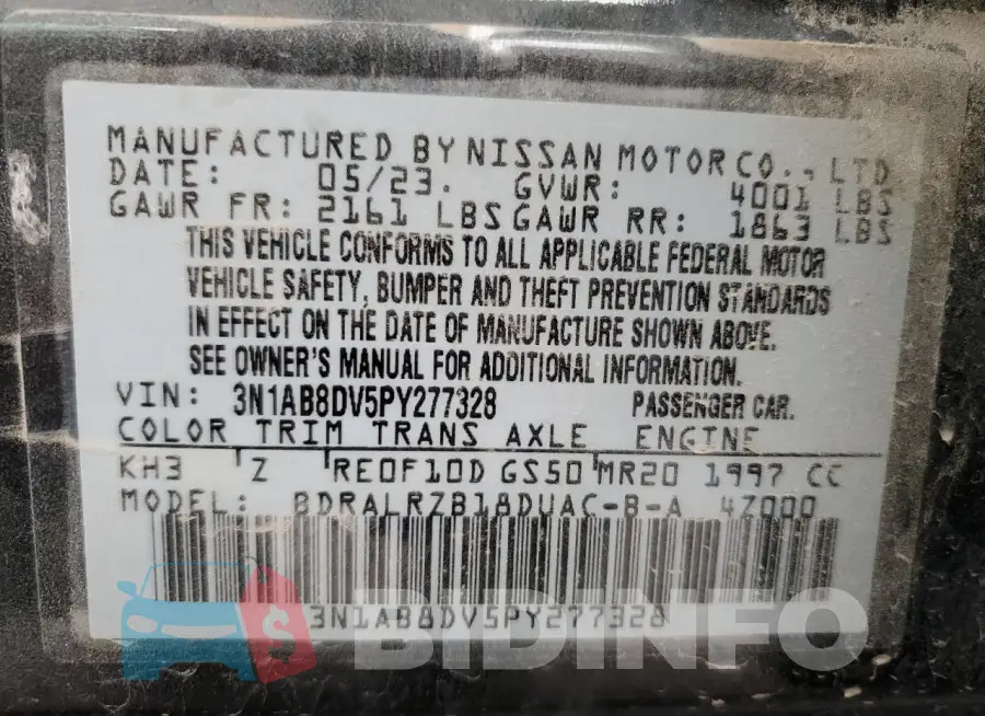 3N1AB8DV5PY277328 Photo# 12